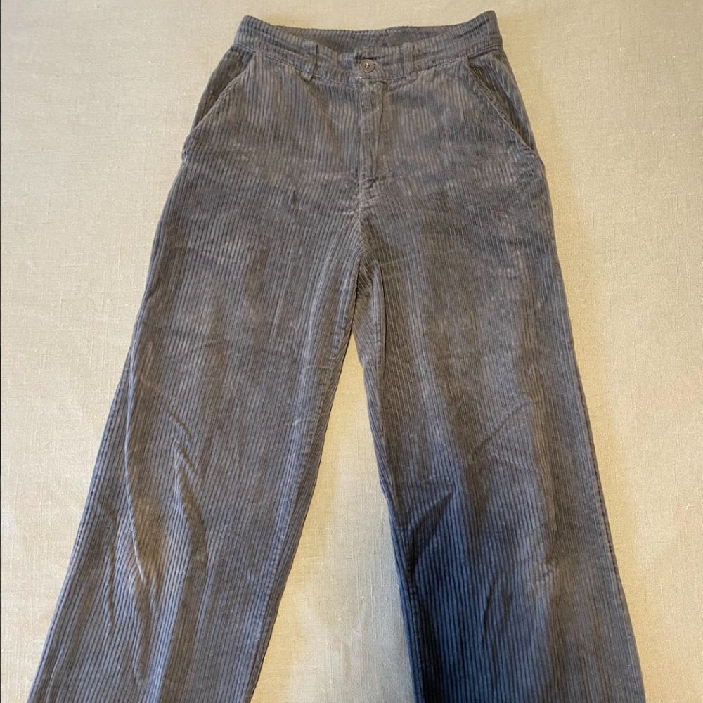 Frankie Trouser – Fox Corduroy in Steel Blue